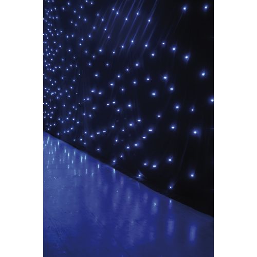 0 Showtec - Star Dream - 6 x 3 m - 144 white LEDs - Incl. Controller