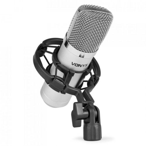 0 Vonyx CM400 Studio Cond. Microphone Silver