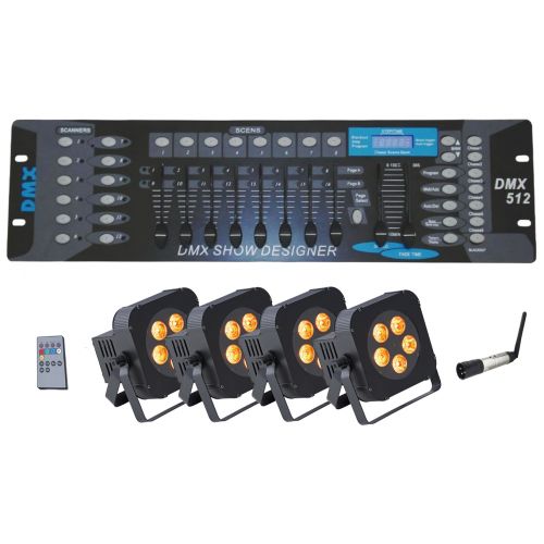 SOUNDSATION Wireless Stage Lighting Pack PAR-10W-5-BW