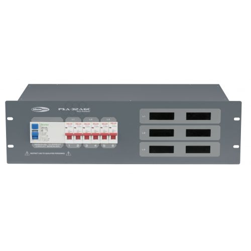 0 Showtec - PSA-32A6C - 6x MCB, uscita CEE