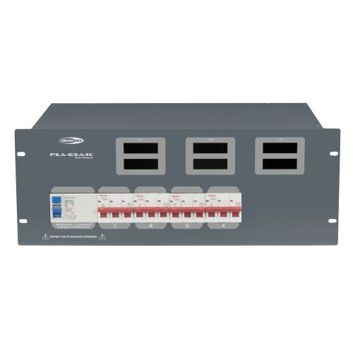 0 Showtec - PSA-63A4C - 4 x MCB, uscita CEE