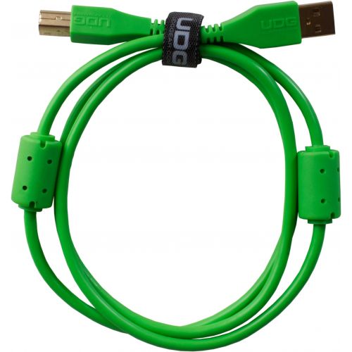 0 Udg U95001GR - ULTIMATE CAVO USB 2.0 A-B GREEN STRAIGHT 1M Cavo usb