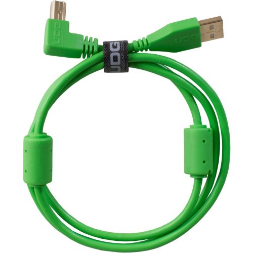 0 Udg U95004GR - ULTIMATE CAVO USB 2.0 A-B GREEN ANGLED 1M Cavo usb