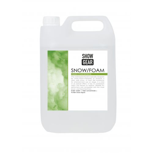 0 Showgear - Snow/Foam Concentrate 5 litre - A base d'acqua