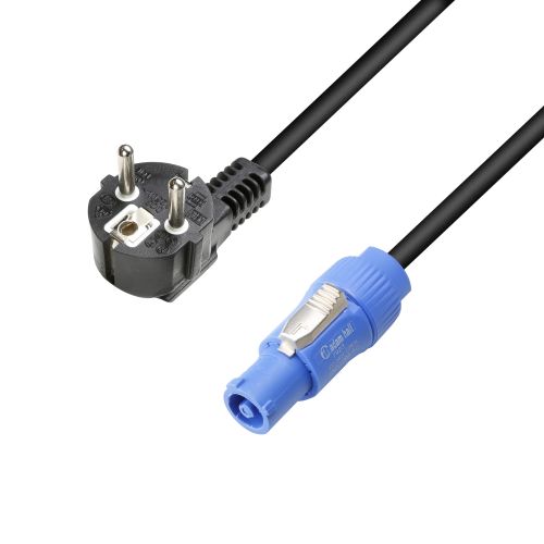 0 Adam Hall Cables 8101 PCON 0500 X - Cavo di alimentazione principale CEE 7/7 - Power Twist 1.5 mm² 5 m