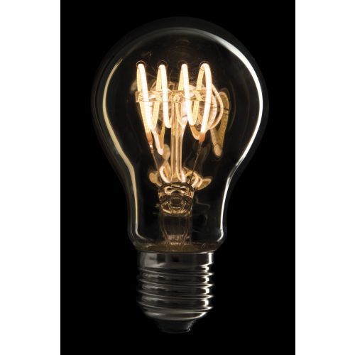 Showtec - LED Filament Bulb E27 - 4W, Dimmerabile, Copertura in vetro dorato