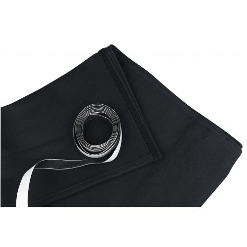 Showtec - Skirt for Stage-elements - 6 m (P) - 40 cm (H), Nero