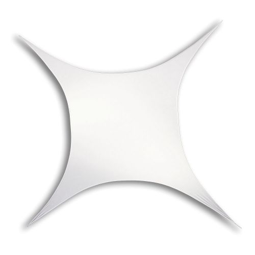 Showtec - Stretch Shape Square - 250cm x 250cm - Bianco