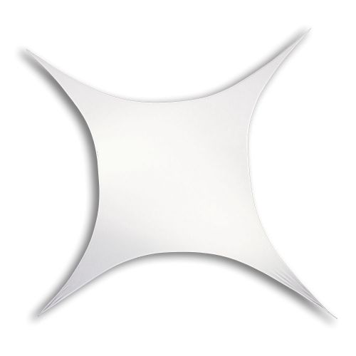 Showtec - Stretch Shape Square - 250cm x 125cm, colore bianco