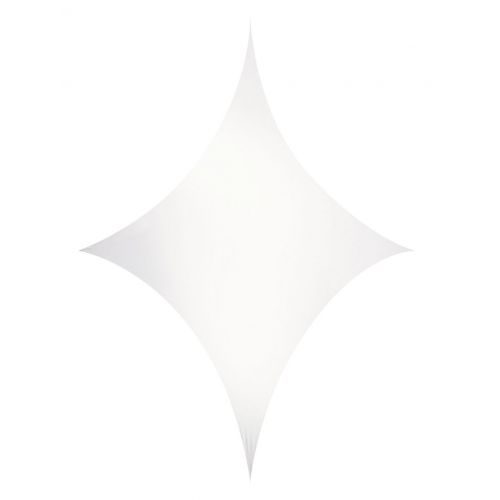 Showtec - Stretch Shape Diamond - 125cm x 125cm, colore bianco