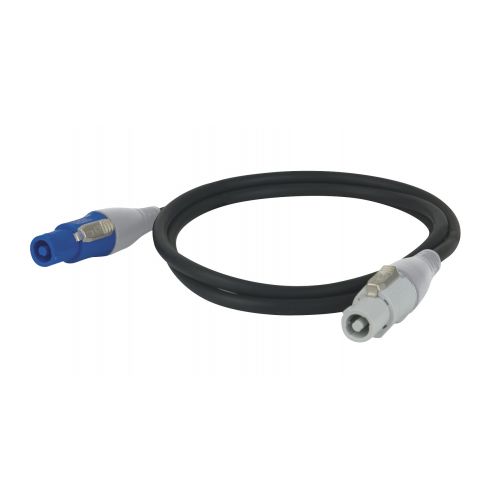 DAP-Audio - Powercable Blue/White Pro Power Connector - 75cm, 3 x 1,5mm2