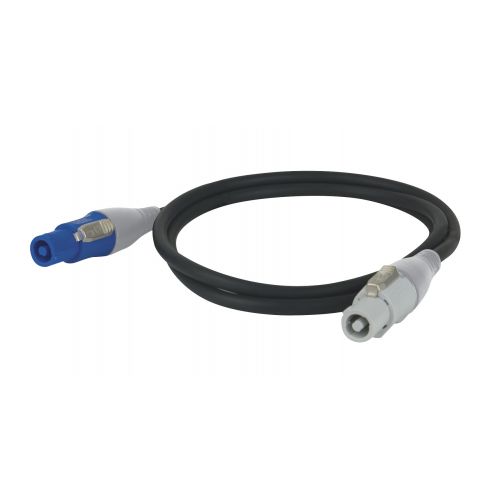 DAP-Audio - Powercable Blue/White Pro power connector - 150cm, 3 x 1,5mm2
