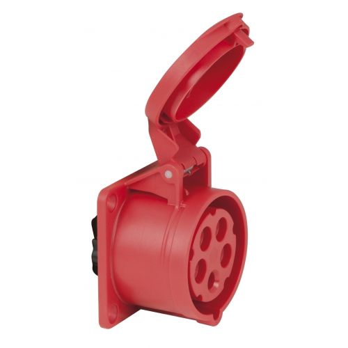 PCE - CEE 16A 400V 5p Socket Female - Rosso, IP44