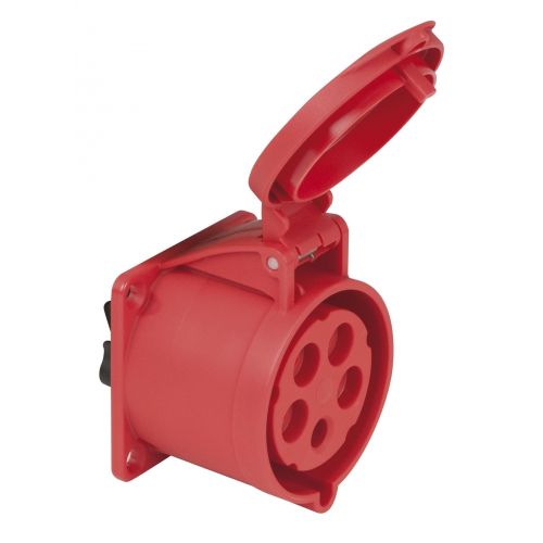 PCE - CEE 32A 400V 5p Socket Female - Rosso, IP44