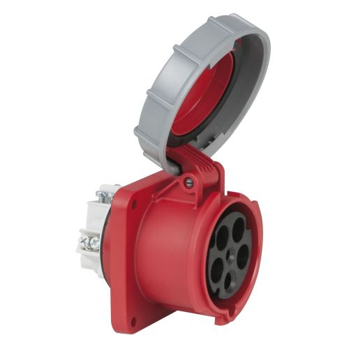 PCE - CEE 63A 400V 5p Socket Female - Rosso, IP67