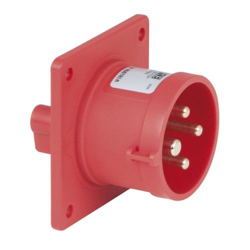 PCE - CEE 16A 400V 4p Socket Male - Rosso, IP44