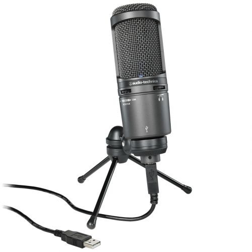 Audio Technica AT2020USB+ - Microfono a Diaframma Largo per Podcasting