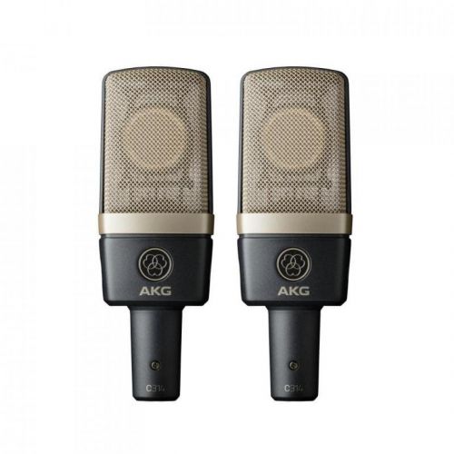 0 AKG C314 MATCHED PAIR Microfono a condensatore multi-pattern con 4 diagrammi polari