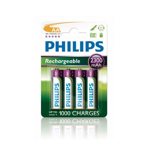 PHILIPS MULTILIFE - Batterie Stilo AA Ricaricabili