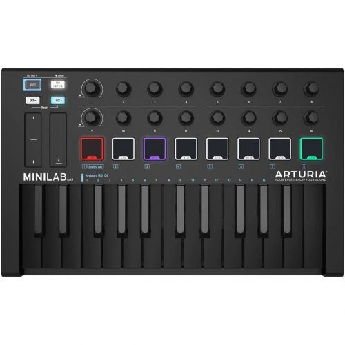 Arturia MiniLab MKII Deep Black - Controller 25 Tasti