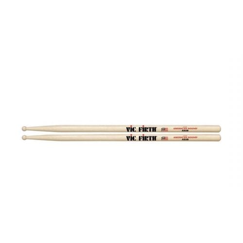 VIC FIRTH AS5B - Bacchette American Sound Hickory Punta in Legno