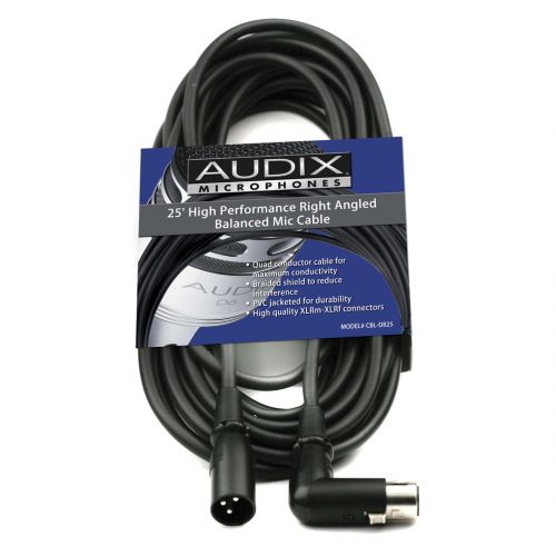 Audix CBL-DR25 - Cavo Microfonico XLR F - XLR M 7m