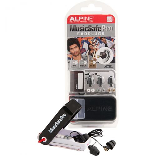 Kit auricolari per protezione uditiva con 3 filtri attenuazione - Black Edition 2014