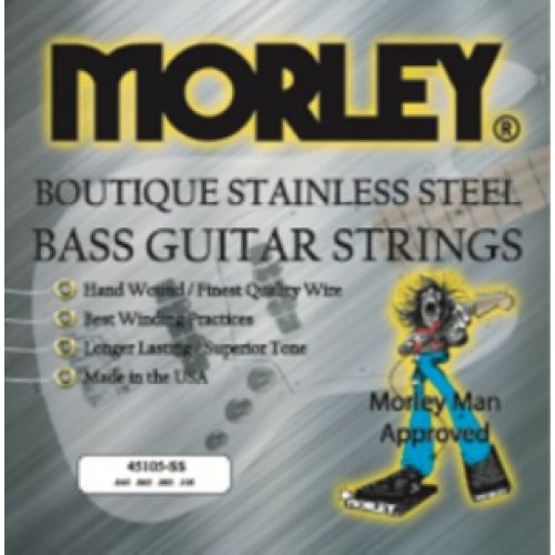 MORLEY STEEL 45105 - Muta per Basso 4 Corde Medium 045/105