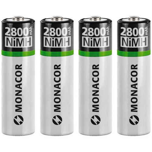 Batterie Stilo Ricaricabili AA al NiMH / Set da 4
