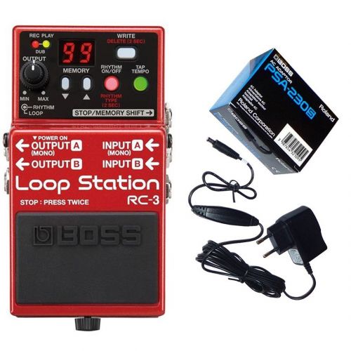 BOSS RC3 Pedale Loop Station USB 2.0 con Alimentatore