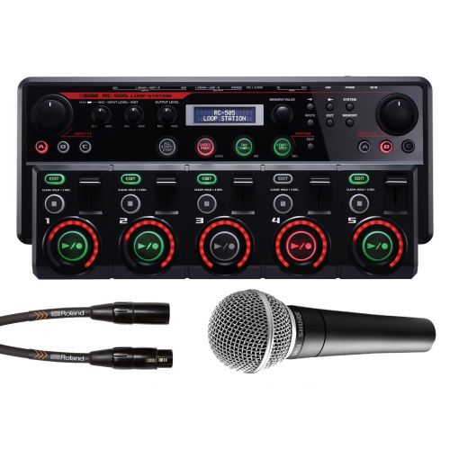 BOSS RC505 Loop Station Tabletop / SHURE SM58 Microfono Dinamico Professionale / Cavo Microfonico XLR/XLR 4.5mt
