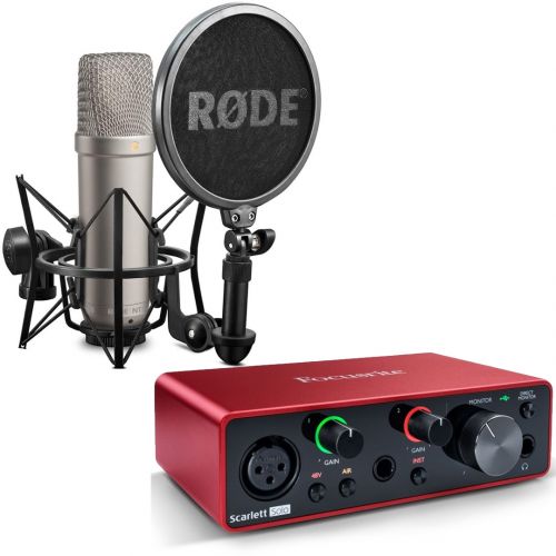 Rode NT1A Bundle Microfono con Focusrite Scarlett Solo 3rd Gen