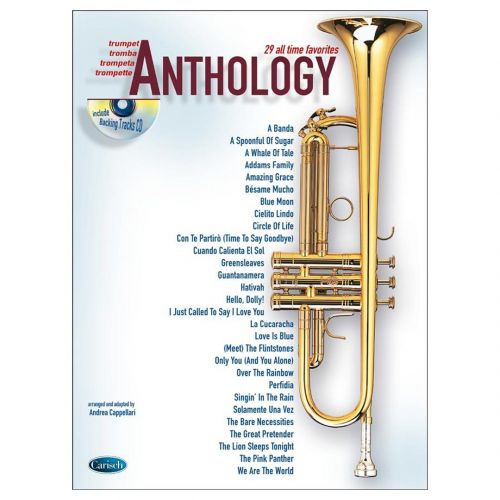 Carisch Andrea Capellari Anthology Trumpet Vol.1 Libro Spartiti + Cd Tromba