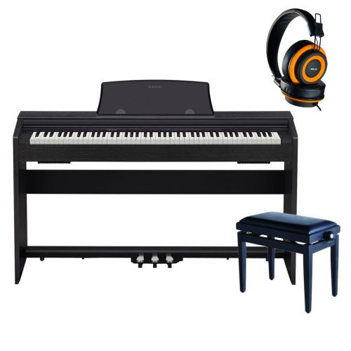 Casio PX-770 Black Privia Home Set - Pianoforte Digitale / Panchetta / Cuffie
