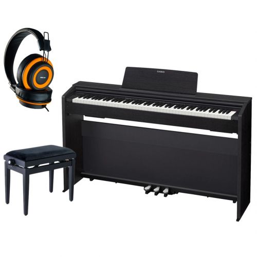 Casio Privia PX 870 Black Home Set - Pianoforte Digitale / Panchetta / Cuffie