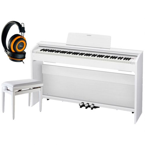 Casio Privia PX-870 White Home Set - Pianoforte Digitale / Panchetta / Cuffie