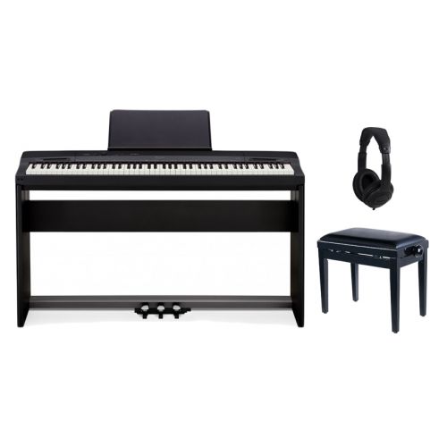 Casio PX 160 BK Set: Pianoforte / Stand / Panca / Cuffie
