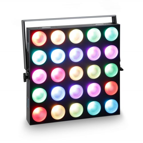 0 Cameo MATRIX PANEL 10 W RGB - Pannello matrice con 5 x 5 LED RGB e controllo individuale dei pixel