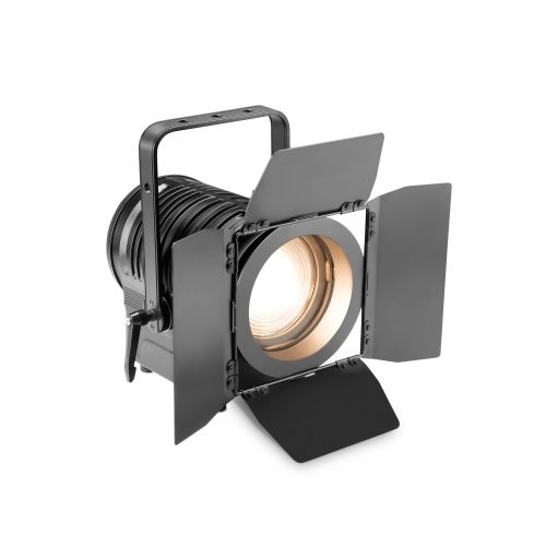 0 Cameo TS 200 WW - Theatre Spotlight with Fresnel Lens and 180 Watt Warm White LED in Black Housing