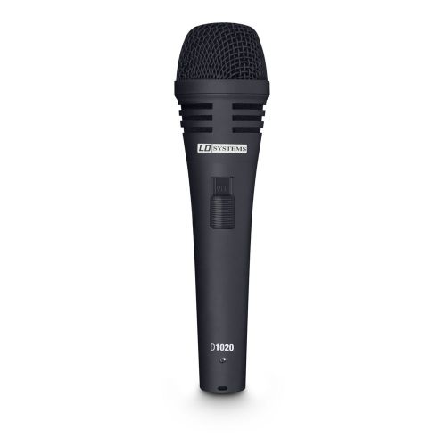 LD Systems D 1020 - Microfono dinamico per Canto con Interruttore