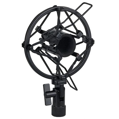 DAP-Audio - Microphone holder - 22-24 mm installazione anti urti nera
