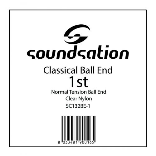0 SOUNDSATION - Corda per classica MI cantino 0.28 Ball end - Normal tension