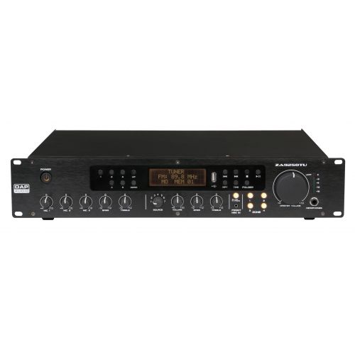 0 DAP-Audio - ZA-9250TU - Amplificatore a zone, 100V, 250W