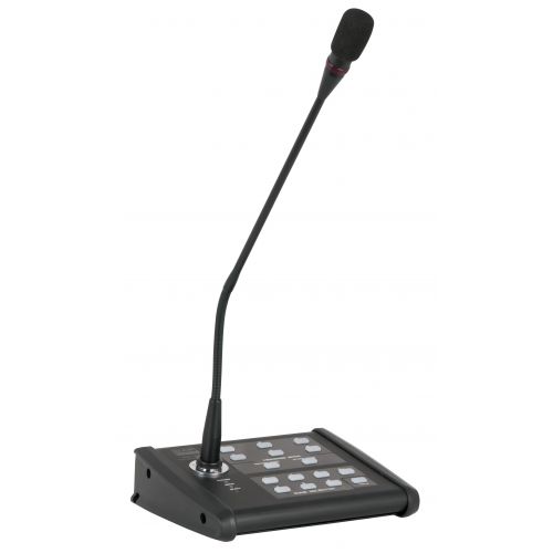 0 DAP-Audio - PM-Six - Microfono di paging a 6 zone per ZPA-6240TU