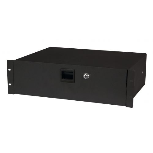 DAP 19 Inch Drawer with keylock 3U (483 x 350 x 132 mm, LxPxA)/7,7 kg