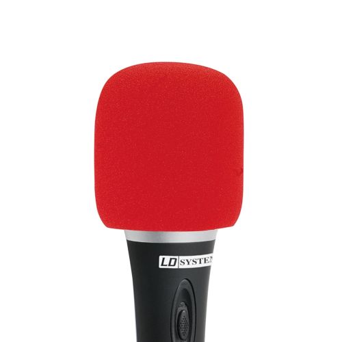 0 LD Systems D 913 RED - Protezione anti-vento rossa per Microfoni