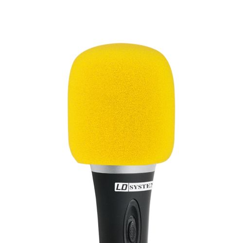 0 LD Systems D 913 YEL - Protezione anti-vento gialla per Microfoni