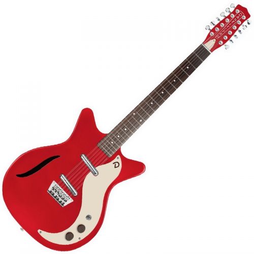 Danelectro Vintage 12STR Guitar Red Metallic