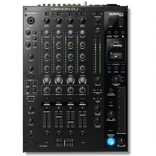 Denon DJ X1850 Prime - Mixer per DJ 4 Canali