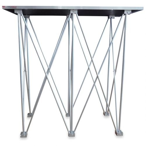 Desk Dj Completo 50x100 H100 Silver